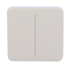 AJ-SOLOBUTTON-2G-OYS - Pannello tattile per doppio interruttore della luce - Compatibilità con AJ-LIGHTCORE-2G - Retroilluminazi