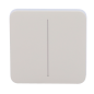 AJ-SOLOBUTTON-2G-OYS - Pannello tattile per doppio interruttore della luce - Compatibilità con AJ-LIGHTCORE-2G - Retroilluminazi AJ-SOLOBUTTON-2G-OYS - Pannello tattile per doppio interruttore della luce - Compatibilità con AJ-LIGHTCORE-2G - Retroilluminazi