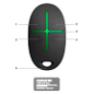AJ-SPACECONTROL-B - Telecomando - Grado 2 - Senza fili 868 MHz Jeweller - Armato, disarmato, parziale e panico - Bidirezionale - AJ-SPACECONTROL-B - Telecomando - Grado 2 - Senza fili 868 MHz Jeweller - Armato, disarmato, parziale e panico - Bidirezionale -