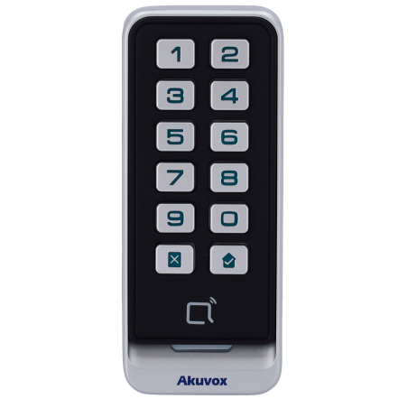 AK-ACR-CRM11 - Lettore di accesso - Accesso tramite scheda EM/MF e PIN - Indicatore a LED e acustico - Wiegand 26/34 - Compatibi