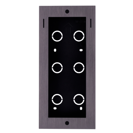 AK-BR-X912-F - Pannello frontale e scatola di giunzione da incasso - Specifica per Akuvox AK-X912S - Pannello: 273 (I) x 126 (La