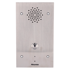 AK-E21A - Videocitofono IP antivandalo IK10 - Audio bidirezionale - 2 relè | PoE, SIP Standard - Videocitofono di emergenza - Ma