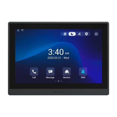 AK-IT88S - Monitor Android 9.0 per videocitofono - Display IPS di 10" - Audio bidirezionale Crystal Clear | Easy UI - TCP/IP, Po