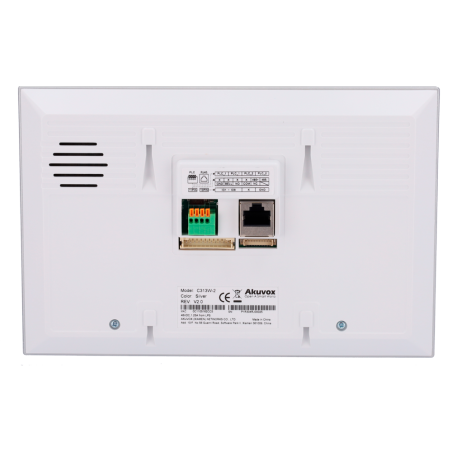 AK-KIT02-2 - Kit videocitofonico Linux - 2 fili & WiFi | Postazione esterna e monitor - Audio bidirezionale Crystal Clear - L