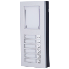 AK-MD6 - Modulo estensione - 6 pulsanti e pannello informativo - Compatibile con AK-R20B-xB e AK-R20K - Connessione RS485 - Solo