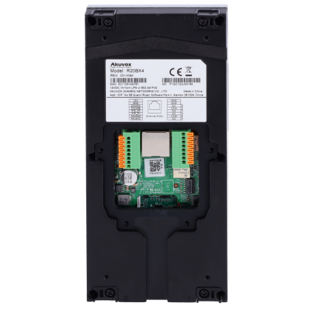 AK-R20B-4B - Videocitofono IP da parete - Telecamera 2 Mp | Audio bidirezionale - Apertura tramite scheda EM/MF e NFC | 2 relè -