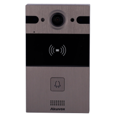 AK-R25A - Videocitofono IP da parete - Telecamera 4 Mpx Grandangolo | Audio bidirezionale - Apertura tramite scheda EM/MF e NFC