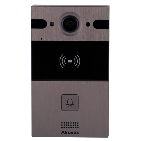 AK-R25A - Videocitofono IP da parete - Telecamera 4 Mpx Grandangolo | Audio bidirezionale - Apertura tramite scheda EM/MF e NFC