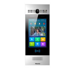 AK-R29C-L - Videocitofoni IP - Telecamera 3 Mpx/1 Mpx | Audio e video bidirezionale - Riconoscimento Facciale, scheda, BLE, PIN