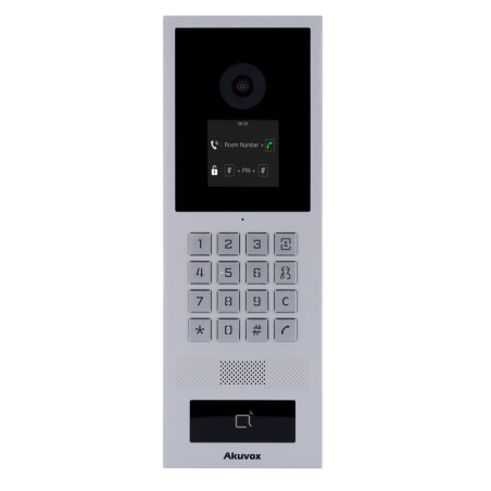 AK-S532 - Videocitofono IP antivandalo IK08 - Telecamera 2 Mp | Audio bidirezionale - Scheda EM/MF, NFC, BLE e PIN | 2 relè - Ap