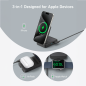 ANK-2557-3-IN-1-B - Caricabatterie wireless Anker 3 in 1 - Tecnologia Magsafe - Ricarica veloce: iPhone, Airpods, Apple Watch - ANK-2557-3-IN-1-B - Caricabatterie wireless Anker 3 in 1 - Tecnologia Magsafe - Ricarica veloce: iPhone, Airpods, Apple Watch -