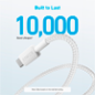 ANK-322-USBA-USBC-90-W - Anker - Cavo USB2.0 - Da USB-A a USB-C - Cavo in nylon intrecciato - Lunghezza 0.9m - Ricarica rapida f
