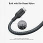 ANK-544-USBC-USBC-180-B - Anker - Cavo USB2.0 - Da USB-C a USB-C - Cavo intrecciato in bio-nylon - Lunghezza 1.8m - Colore nero ANK-544-USBC-USBC-180-B - Anker - Cavo USB2.0 - Da USB-C a USB-C - Cavo intrecciato in bio-nylon - Lunghezza 1.8m - Colore nero