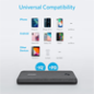 ANK-POWERCORE3-SENSE-B - Anker Power bank con LED di ricarica - Capacità 10000mAh - Ingressi USB-C - Uscite USB-C, 2x USB-A - Ca