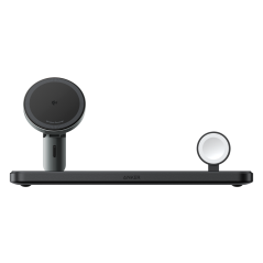ANK-PWCHARGER-3-IN-1-B - Caricabatterie wireless Anker 3 in 1 - Tecnologia MagGo - Ricarica veloce: iPhone, Airpods, Apple Watch