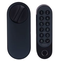 AQ-EL-D02D-B - Aqara Serratura Smart U200 Nero - Matter over Thread / Bluetooth &amp NFC - Richiede AQARA HUB M3 - Password temp
