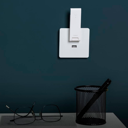 AQ-HE1-G01 - Aqara Hub E1 - Zigbee 3.0 - HUB / Gateway da Zigbee a WiFi - Funzione di ripetitore Wifi 2.4 Ghz - Alimentazione vi