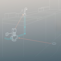 AQ-WL-S02D - Aqara Sensore di inondazione T1 - Zigbee 3.0 - Telecomando - Richiede AQARA HUB - Durata della batteria di 2 anni -