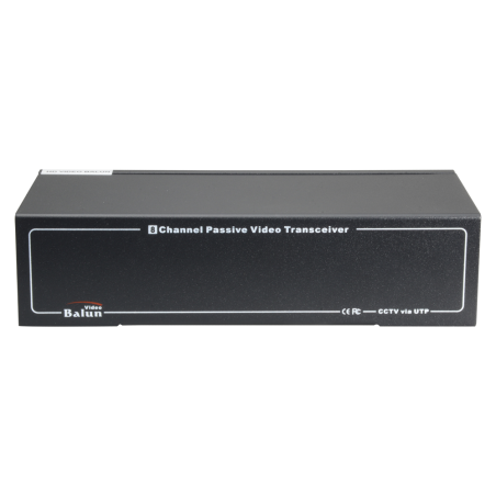 BA608P-HD - Video Balun 4N1 (HDTVI, HDCVI, AHD e CVBS) - 8 canali passivi - Include 8 BA612P-HAC - Connessione BNC e RJ45 - Dist