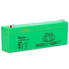 BATT-1223-U - Upower - Batteria ricaricabile - Tecnologia piombo-acido AGM - Voltaggio 12 V - Capacità 2.2 Ah - 66 x 178 x 35 mm