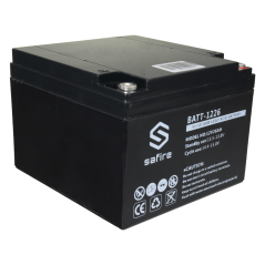 BATT-1226 - Batteria ricaricabile - Tecnologia piombo-acido AGM - Voltaggio 12 V - Capacità 26 Ah - 182 x 166 x 126 mm / 8400 g 