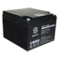 BATT-1226 - Batteria ricaricabile - Tecnologia piombo-acido AGM - Voltaggio 12 V - Capacità 26 Ah - 182 x 166 x 126 mm / 8400 g 