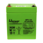 BATT-1250-U - Upower - Batteria ricaricabile - Tecnologia piombo-acido AGM - Voltaggio 12 V - Capacità 5.0 Ah - 107 x 90 x 70 mm