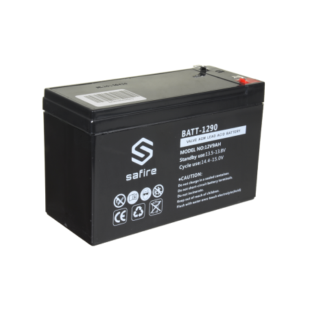 BATT-1290 - Batteria ricaricabile - Tecnologia piombo-acido AGM - Voltaggio 12 V - Capacità 9.0 Ah - 100 x 151 x 65 mm / 2570 g 