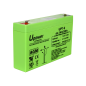 BATT-6070-U - Upower - Batteria ricaricabile - Tecnologia piombo-acido AGM - Voltaggio 6 V - Capacità 7.0 Ah - 100 x 151x x 34/ BATT-6070-U - Upower - Batteria ricaricabile - Tecnologia piombo-acido AGM - Voltaggio 6 V - Capacità 7.0 Ah - 100 x 151x x 34/