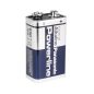 BATT-6LR61 - Panasonic - Pila PP3 / 6LR61 - Voltaggio 9.0 V - Alcalina - Capacità nominale 510 mAh - Compatibile con i prodotti 