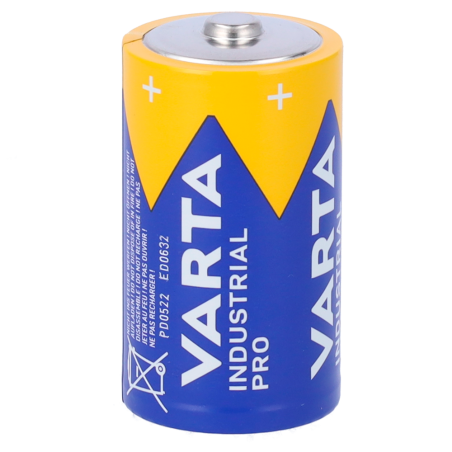 BATT-LR20-F - Varta - Batteria LR20 - Voltaggio 1.5 V - Alcalina - Capacità nominale 15000 mAh - Compatibile con i prodotti a ca