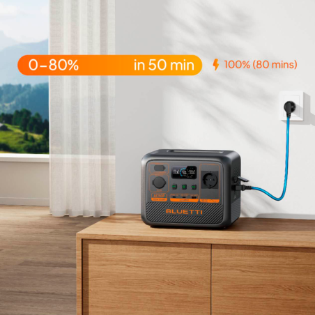 BL-AC50P - Batteria portatile Bluetti - Grande capacità 504Wh (18Ah) - Potenza di picco 1200W - Uscite e modalità di ricarica mu
