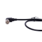 BNC1-60-DL - Cavo coassiale RG59 - Doppio Connettore maschio BNC a gomito - 60 cm di lunghezza - Video - Poche perdite BNC1-60-DL - Cavo coassiale RG59 - Doppio Connettore maschio BNC a gomito - 60 cm di lunghezza - Video - Poche perdite
