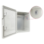 BOX-403022-IP65 - Box in poliestere - Dimensioni esterne 40x30x22 cm - Grado di protezione IP65 - Filtro di ventilazione - Guida