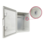 BOX-403022-IP65 - Box in poliestere - Dimensioni esterne 40x30x22 cm - Grado di protezione IP65 - Filtro di ventilazione - Guida