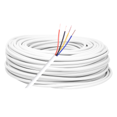 CA4-100-H - 4 conduttori - Conduttore Rame elettrolitico flessibile Classe 5 - Schermo Alluminio poliestere+drenaggio CuSn - Bob