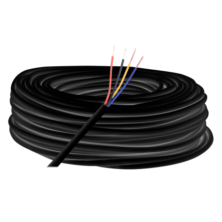 CA4-100B-H - 4 conduttori - Conduttore Rame elettrolitico flessibile Classe 5 - Schermo Alluminio poliestere+drenaggio CuSn - Bo