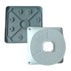 CBOX-BC02-BASEFLEX - Coperchio di giunzione flessibile per scatola di supporto - Adatto per uso esterno - Permette di inserire i