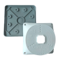 CBOX-BC02-BASEFLEX - Coperchio di giunzione flessibile per scatola di supporto - Adatto per uso esterno - Permette di inserire i