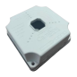 CBOX-BC02-BASEFLEX - Coperchio di giunzione flessibile per scatola di supporto - Adatto per uso esterno - Permette di inserire i