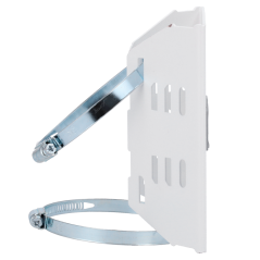 CBOX-JA-M150-V1 - Staffa per pali/lampioni - Per telecamere bullet o dome - Design universale - Adatto per esterni - Colore bian