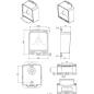 CBOX-JET-703-W - Scatola di giunzione - Per telecamere dome - Adatto per uso esterno - Fabbricata in PVC - Colore bianco - 140 (