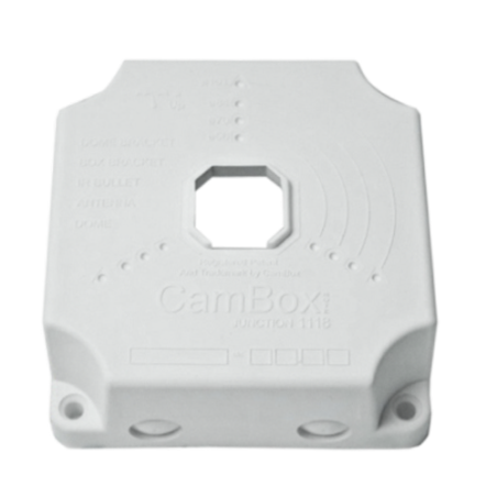 CBOX-NX1-1118 - Scatola di giunzione - Per telecamere dome e bullet - Per esterni - Installazione a tetto o parete - Sigillo com