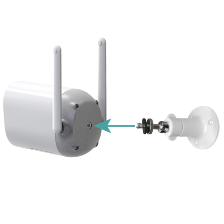 CG7 - VicoHome Outdoor 3Mpx Wifi a batteria - Sensore PIR / Rilevamento intelligente (cloud) - Luce con effetto deterrente / Bat