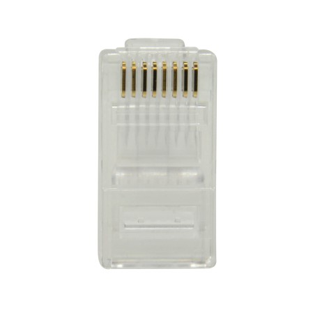 CON300 - Connettore - RJ45 per crimpare - Compatibile con cavo UTP - 20 mm (P) - 10 mm (H) - 5 g