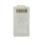 CON300 - Connettore - RJ45 per crimpare - Compatibile con cavo UTP - 20 mm (P) - 10 mm (H) - 5 g