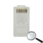 CON300 - Connettore - RJ45 per crimpare - Compatibile con cavo UTP - 20 mm (P) - 10 mm (H) - 5 g
