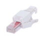 CON300-CAT6-TL - Connettore per cavi UTP - Connettore uscita RJ45 - Compatibile UTP categoria 6 - Facile installazione senza nec