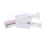 CON300-CAT6-TL - Connettore per cavi UTP - Connettore uscita RJ45 - Compatibile UTP categoria 6 - Facile installazione senza nec