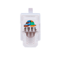 CON300-CAT6-TL - Connettore per cavi UTP - Connettore uscita RJ45 - Compatibile UTP categoria 6 - Facile installazione senza nec